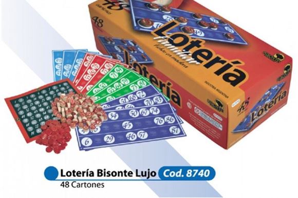 Imagen de Loteria Bisonte Lujo 48 Cartones