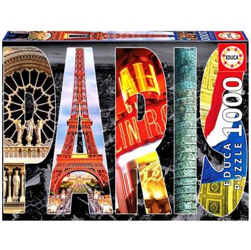 Imagen de Puzzle 1000 Piezas - Collage De París   